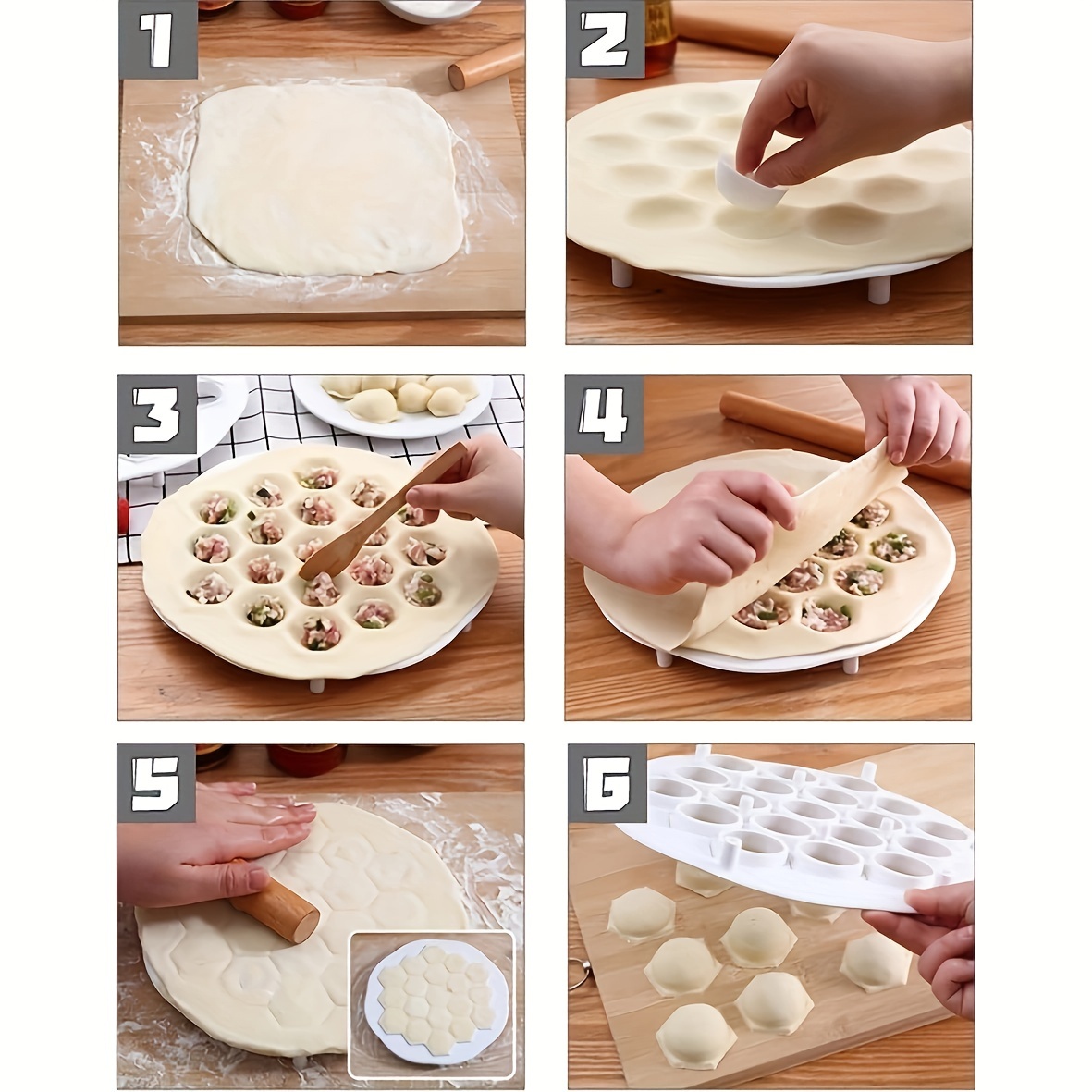 1pc- Simple Chinese Dumplings  - đánh giá và giá Dumpling Press Set