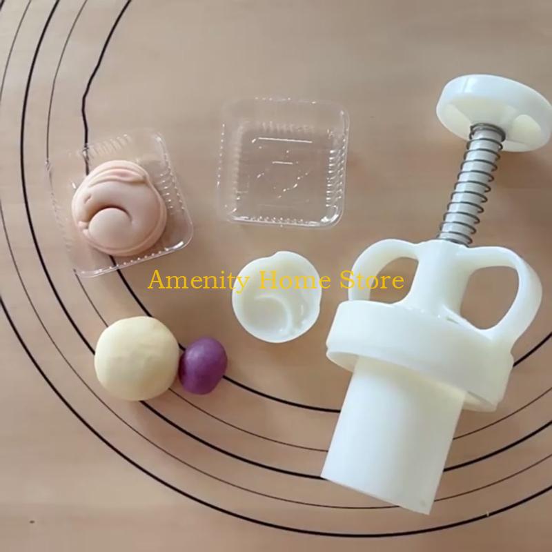 F26C Khuôn Làm Bánh Trung Thu  - đánh giá và giá Bunny Cake Mold