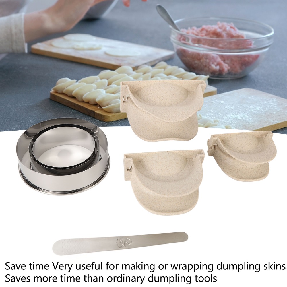 Plastic Stainless Steel Dumpli - đánh giá và giá Dumpling Press Set
